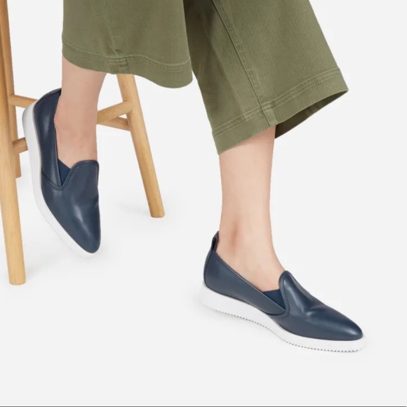 Everlane | Shoes | Everlane The Leather Street Shoe Pointed Toe Slipon ...